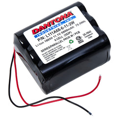 LI-ION Battery Pack 11.1 volt 3400 mah 3S2P rechargeable
