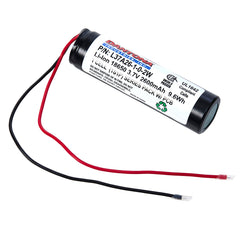 Lithium Ion rechargeable 3.7 volt 2600 mah 1S1P 18650 battery pack